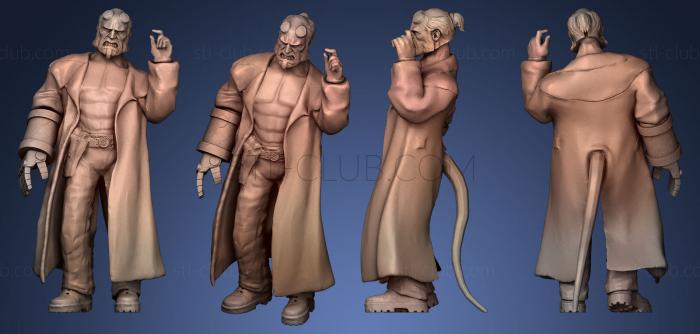 3D model HELLBOY FIGURE WIP (STL)